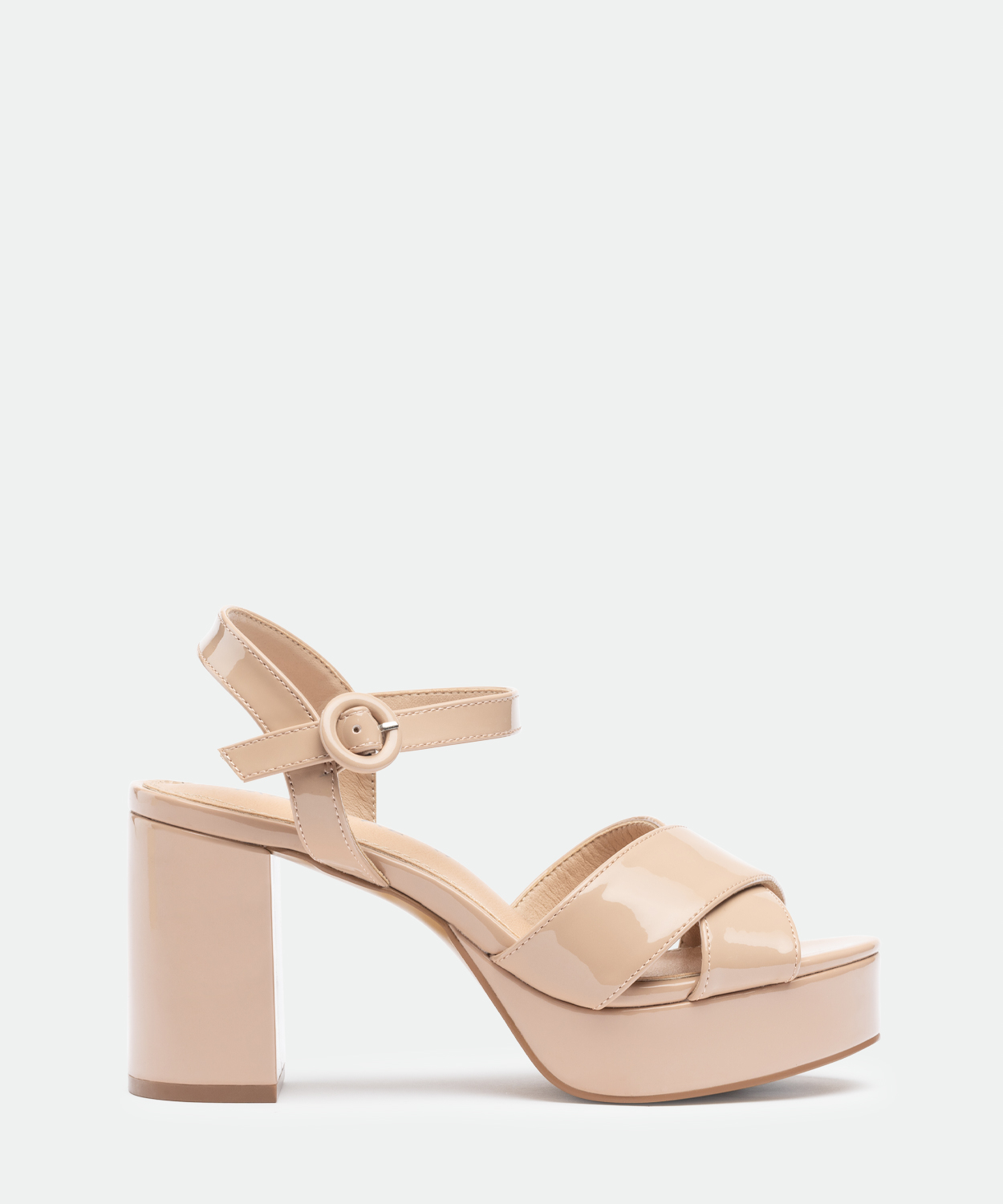 Sandalias de plataforma cruceta